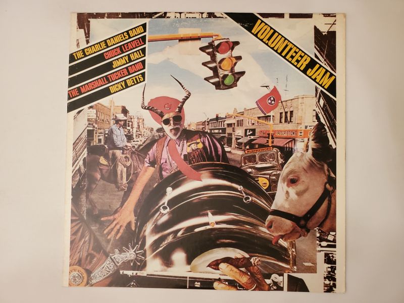 Various Artists (featuring The Charlie Daniels Band, Chuck Leavell, Jimmy Hall, The Marshall Tucker Band, Dicky Betts) Volunteer Jam vinyl record